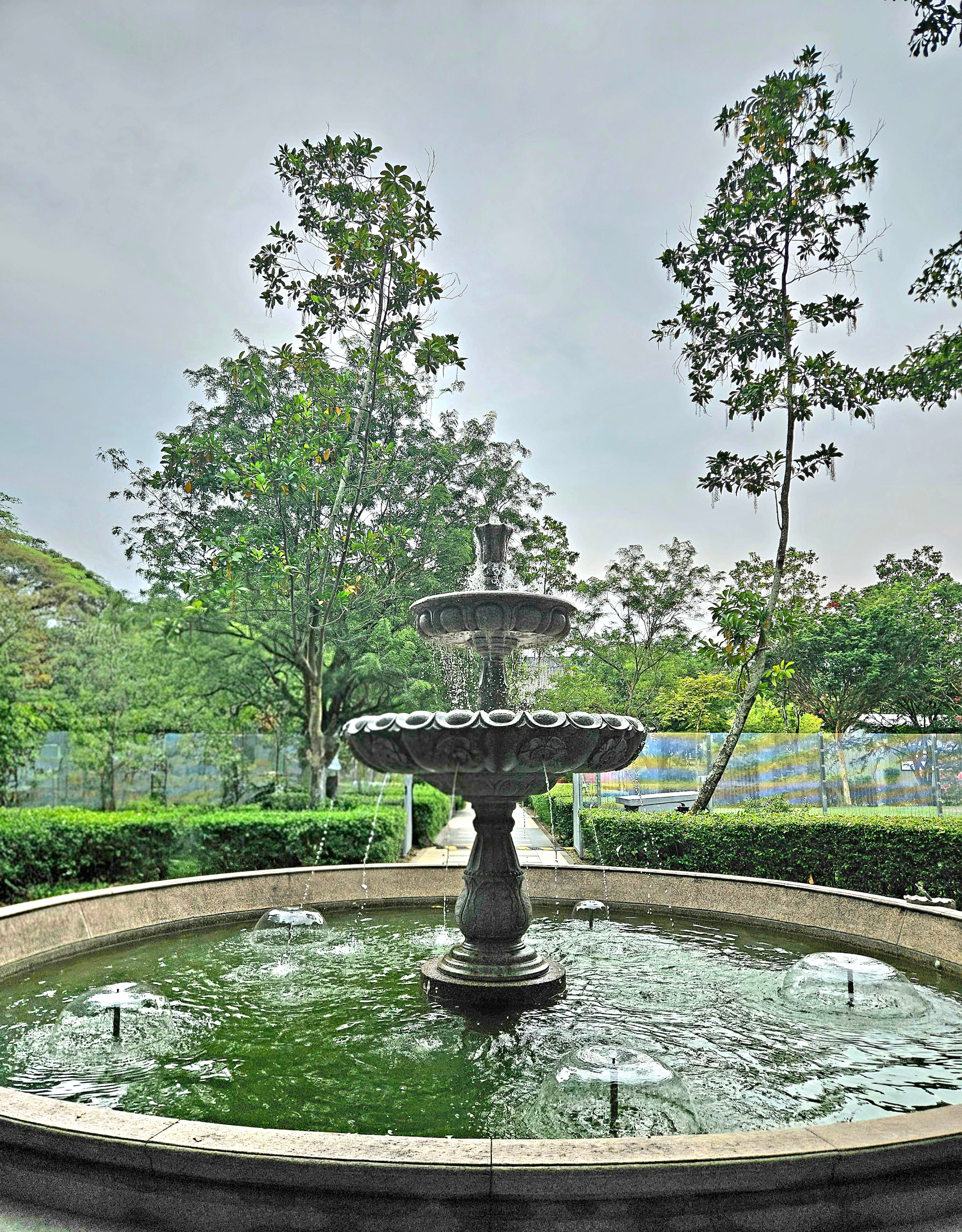 The serene garden at Cheras Memorial Park